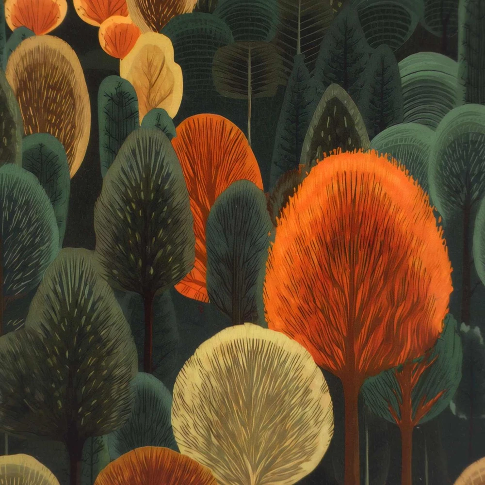 Ištraukalas spinta ZAANDAM Miško raštas 66 x 36,5 x 75 cm