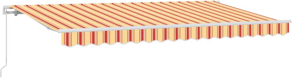 Ištraukiama markizė Geltona 400 x 200 cm audinys
