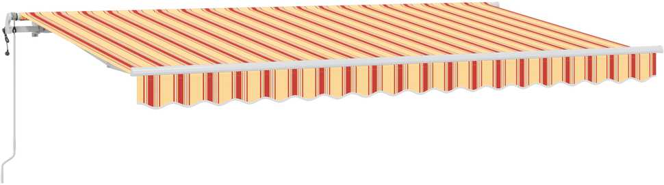 Ištraukiama markizė Geltona 400 x 200 cm audinys