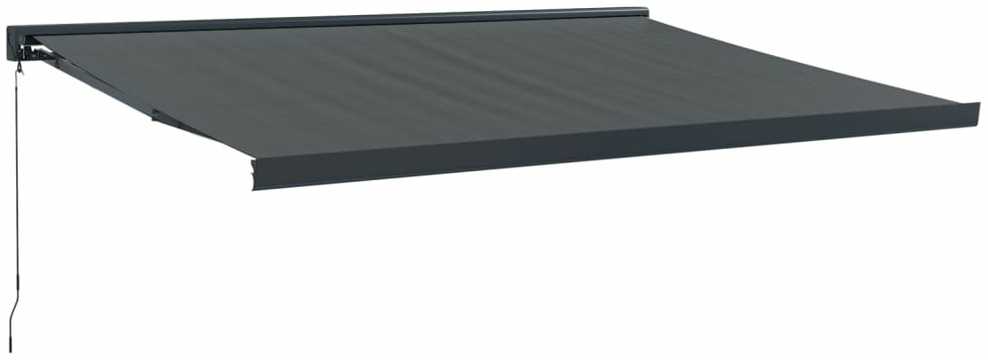 Ištraukiama markizė, antracito, 4x3m, audinys ir aliuminis