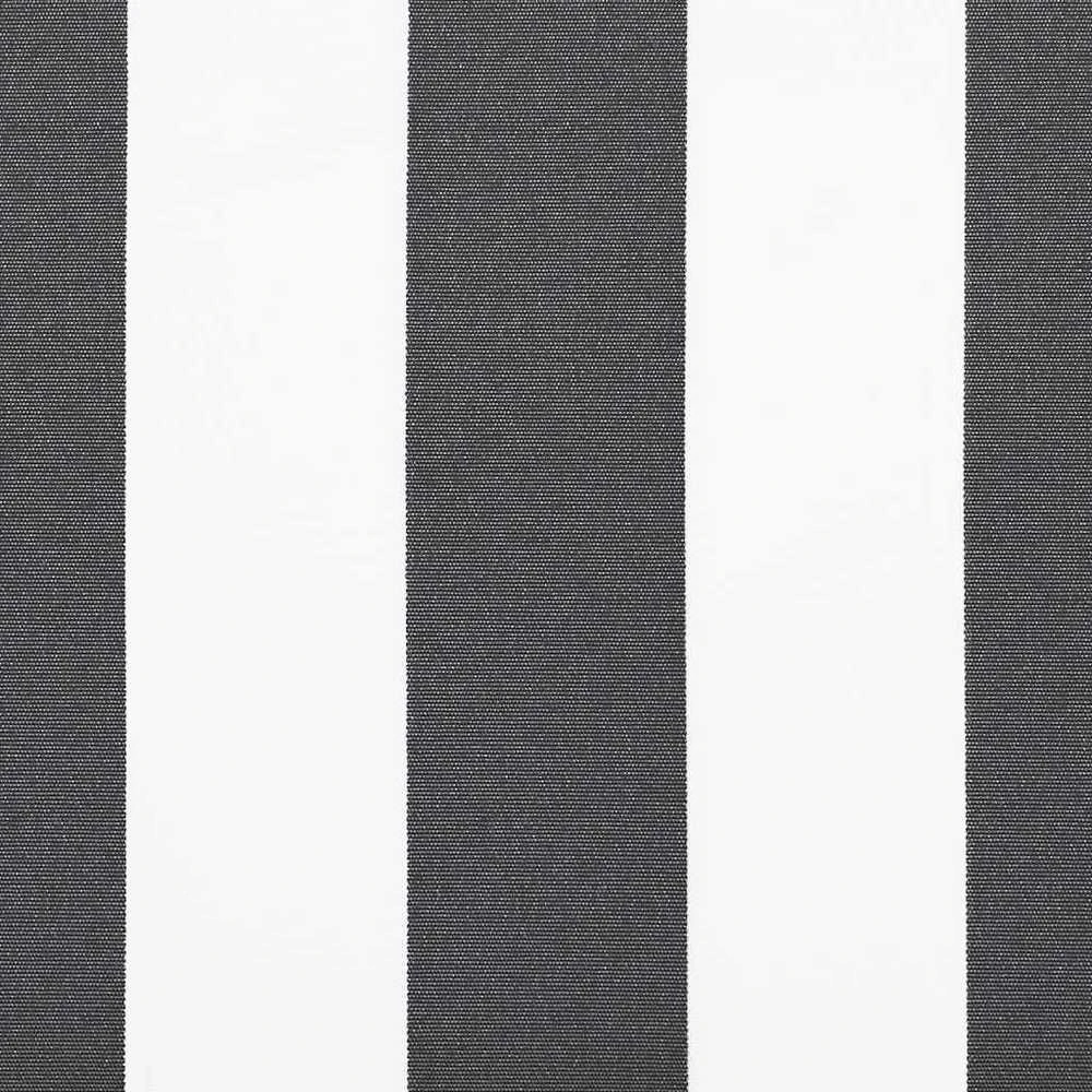 Ištraukiama markizė, antracito/balta, 4x3m, audinys/aliuminis