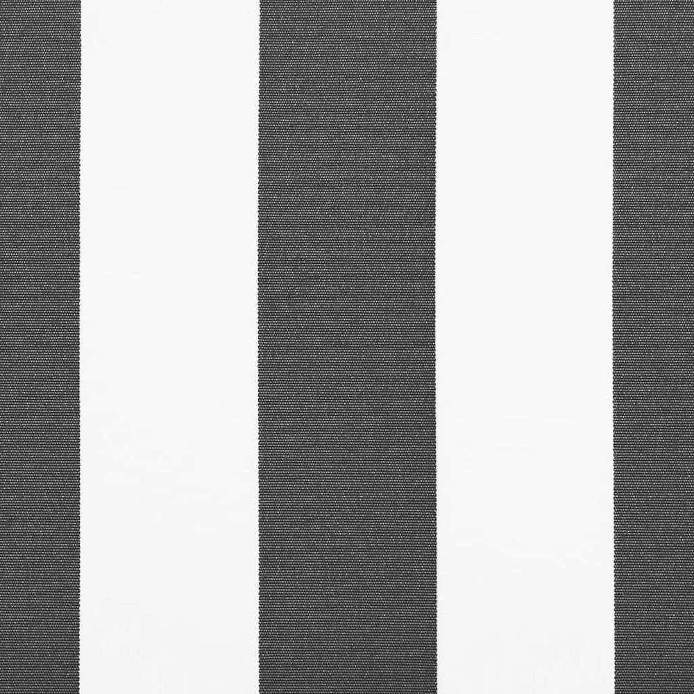 Ištraukiama markizė, antracito/baltos, 4x3m, audinys/aliuminis