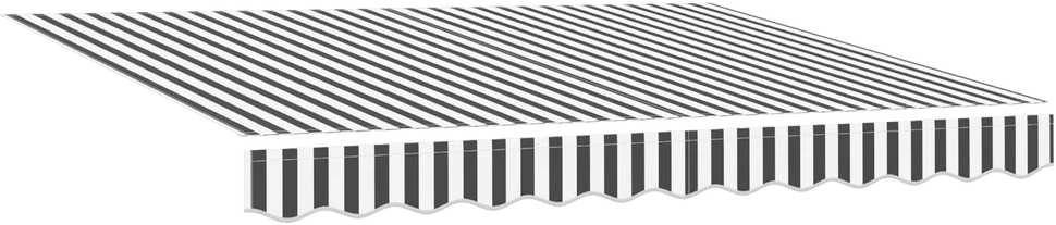 Markizės rėmas Antracito ir baltos 350 x 250 cm