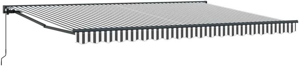 Markizės rėmas Antracito ir baltos 450 × 300 cm