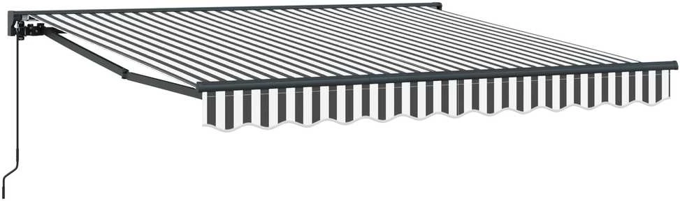 Markizės rėmas Antracito ir baltos 350 x 250 cm