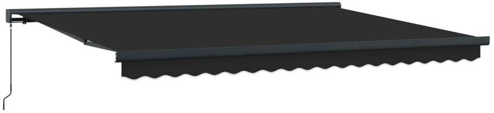 Ištraukiama markizė Antracito ir pilka 400 × 300 cm