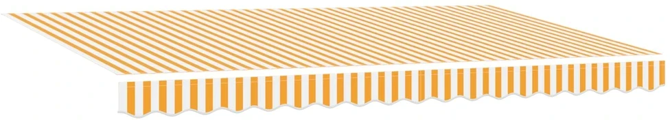 Ištraukiama markizė Geltona 350 x 200 cm audinys
