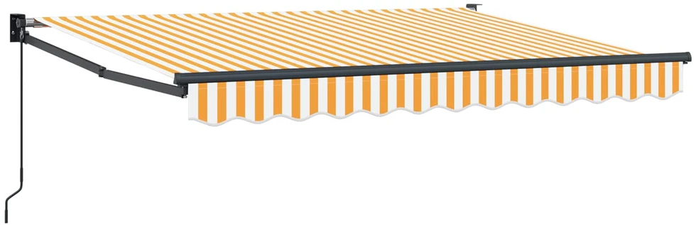 Ištraukiama markizė Geltona ir balta 3 x 2 m