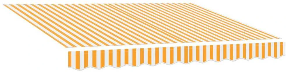 Markizės rėmas Geltona ir balta 300 x 250 cm