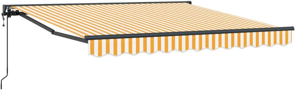 Markizės rėmas Geltona ir balta 300 x 250 cm