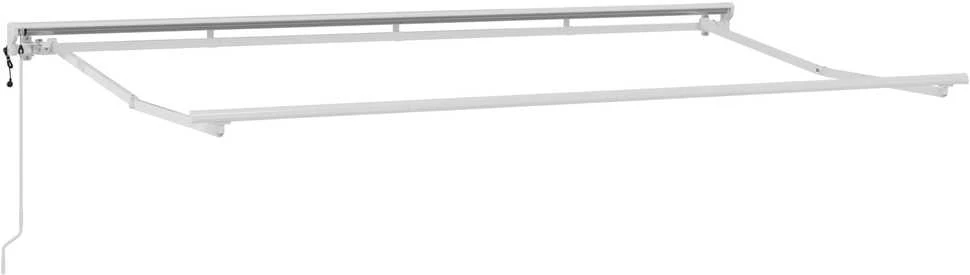 Markizės rėmas Geltona ir balta 350 x 200 cm