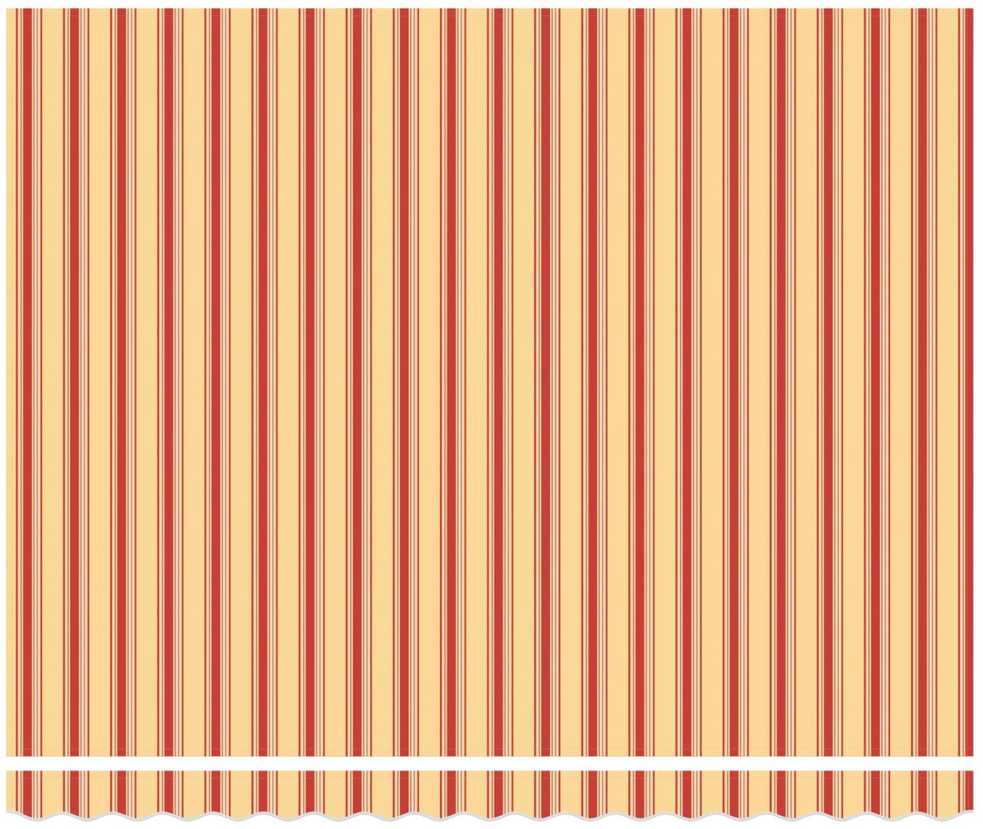 Ištraukiama markizė Geltona ir Oranžinė 400 × 300 cm