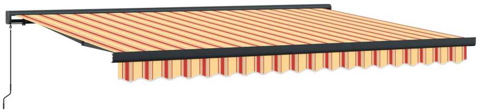Ištraukiama markizė Geltona ir Oranžinė 400 × 300 cm