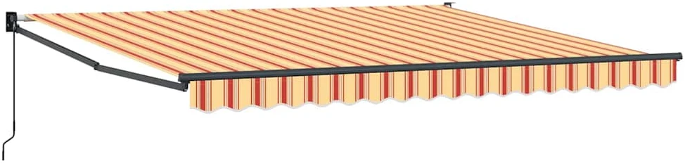 Ištraukiama markizė Geltona ir Oranžinė 400 × 300 cm