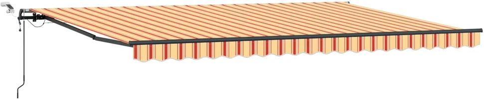 Ištraukiama markizė Geltona ir Oranžinė 500 × 350 cm