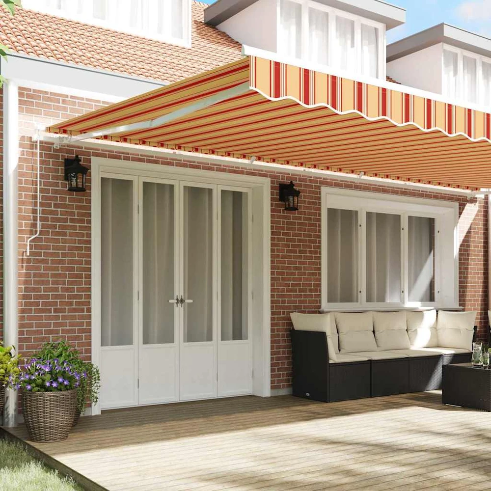 Ištraukiama markizė Geltona ir Oranžinė 600 × 300 cm