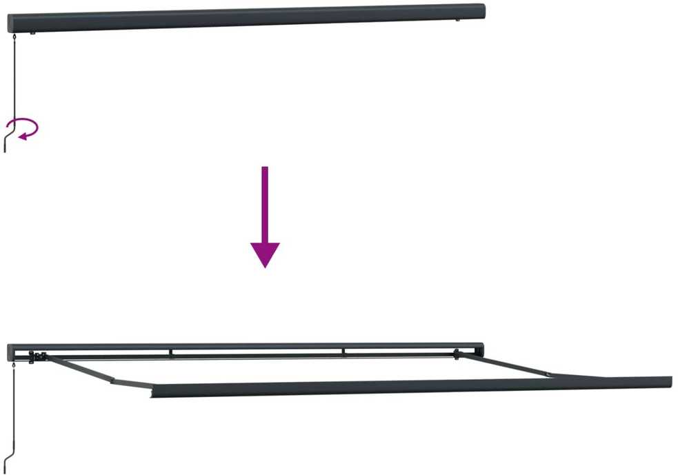 Ištraukiama markizė Geltona ir Oranžinė 400 × 300 cm