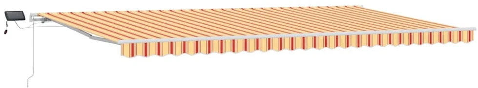 Ištraukiama markizė Geltona ir Oranžinė 600 × 350 cm