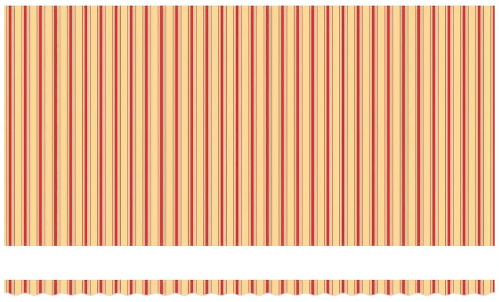 Ištraukiama markizė Geltona ir Oranžinė 600 × 350 cm