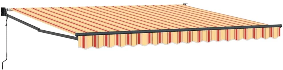 Ištraukiama markizė Geltona ir Oranžinė 400 × 300 cm