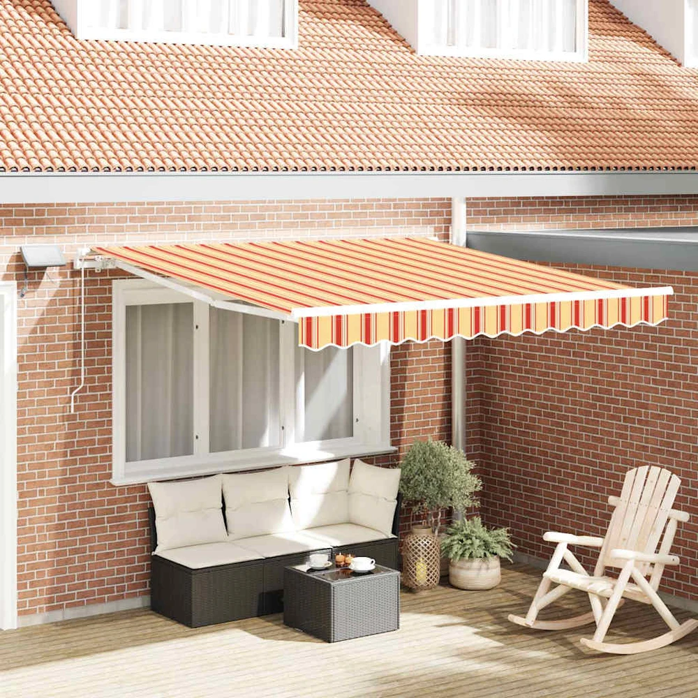 Ištraukiama markizė Geltona ir Oranžinė 350 x 250 cm