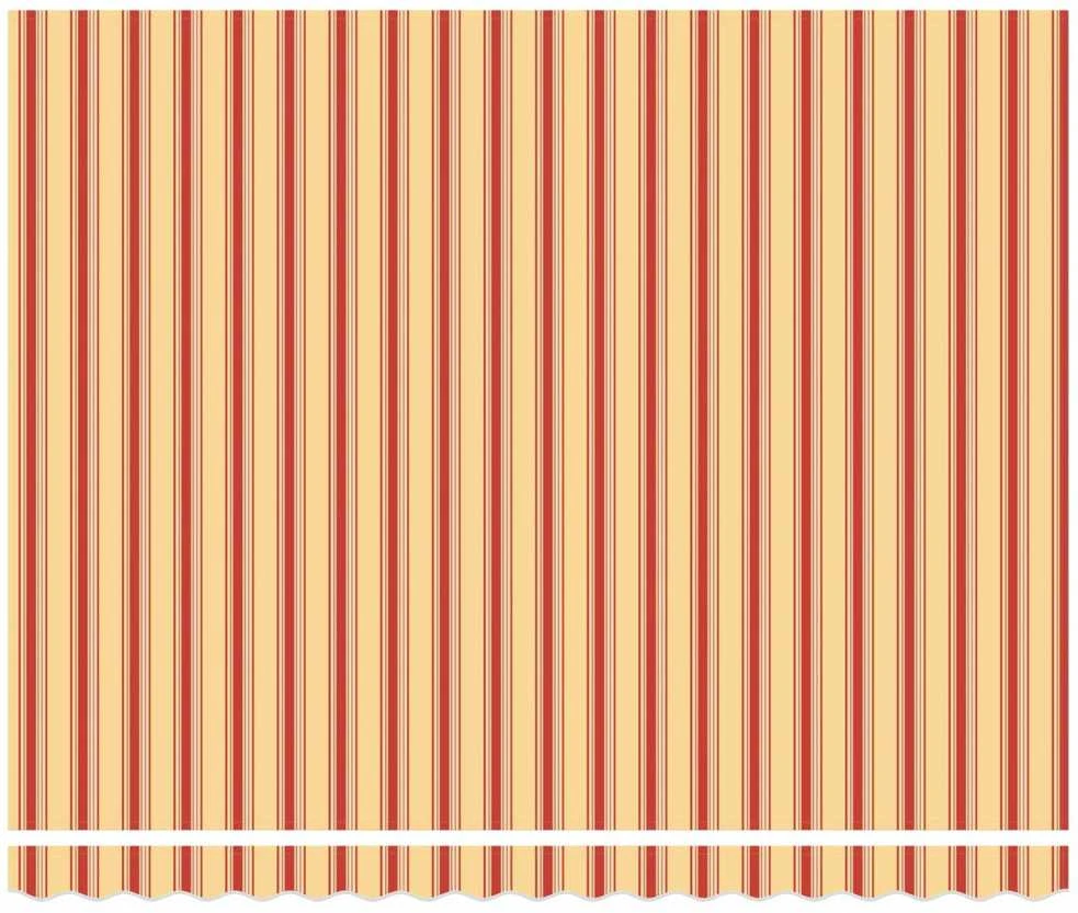 Ištraukiama markizė Geltona ir Oranžinė 400 × 350 cm