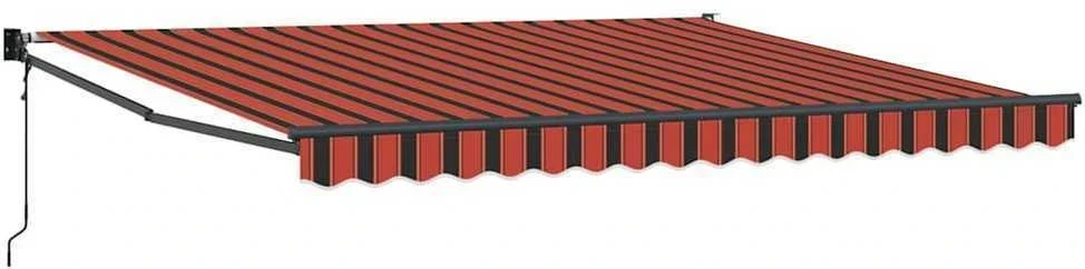 Ištraukiama markizė Geltona ir Oranžinė 400 × 350 cm