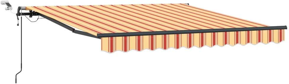 Ištraukiama markizė Geltona ir Oranžinė 350 x 250 cm