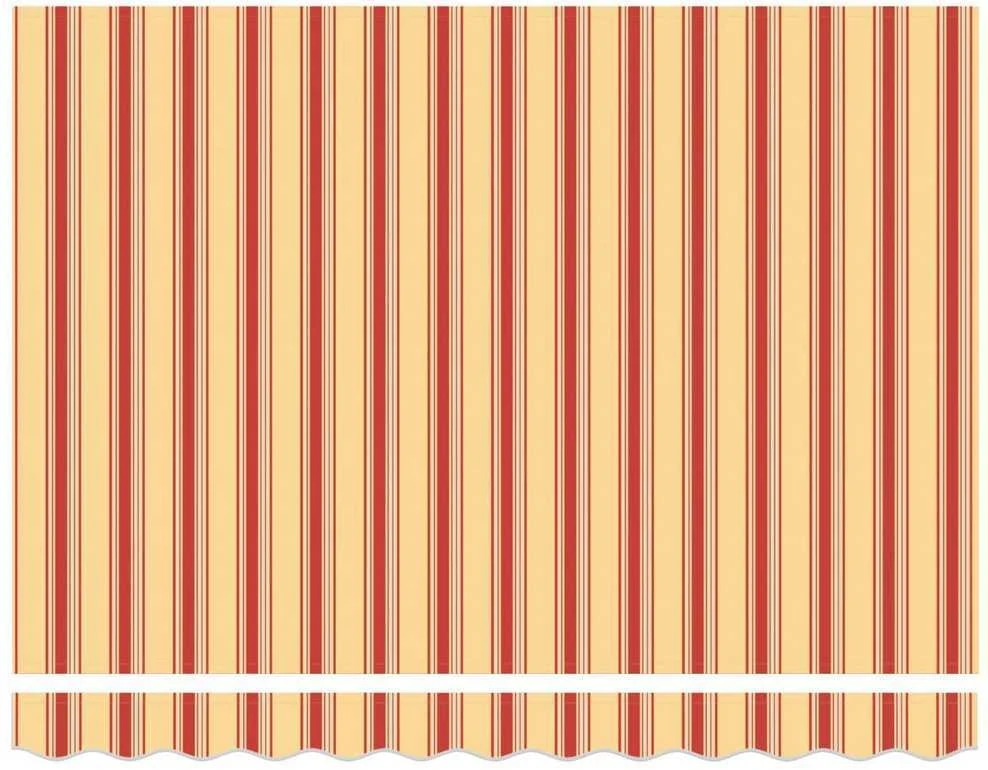 Ištraukiama markizė Geltona ir Oranžinė 350 x 250 cm