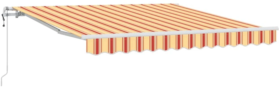 Ištraukiama markizė Geltona ir Oranžinė 350 x 250 cm