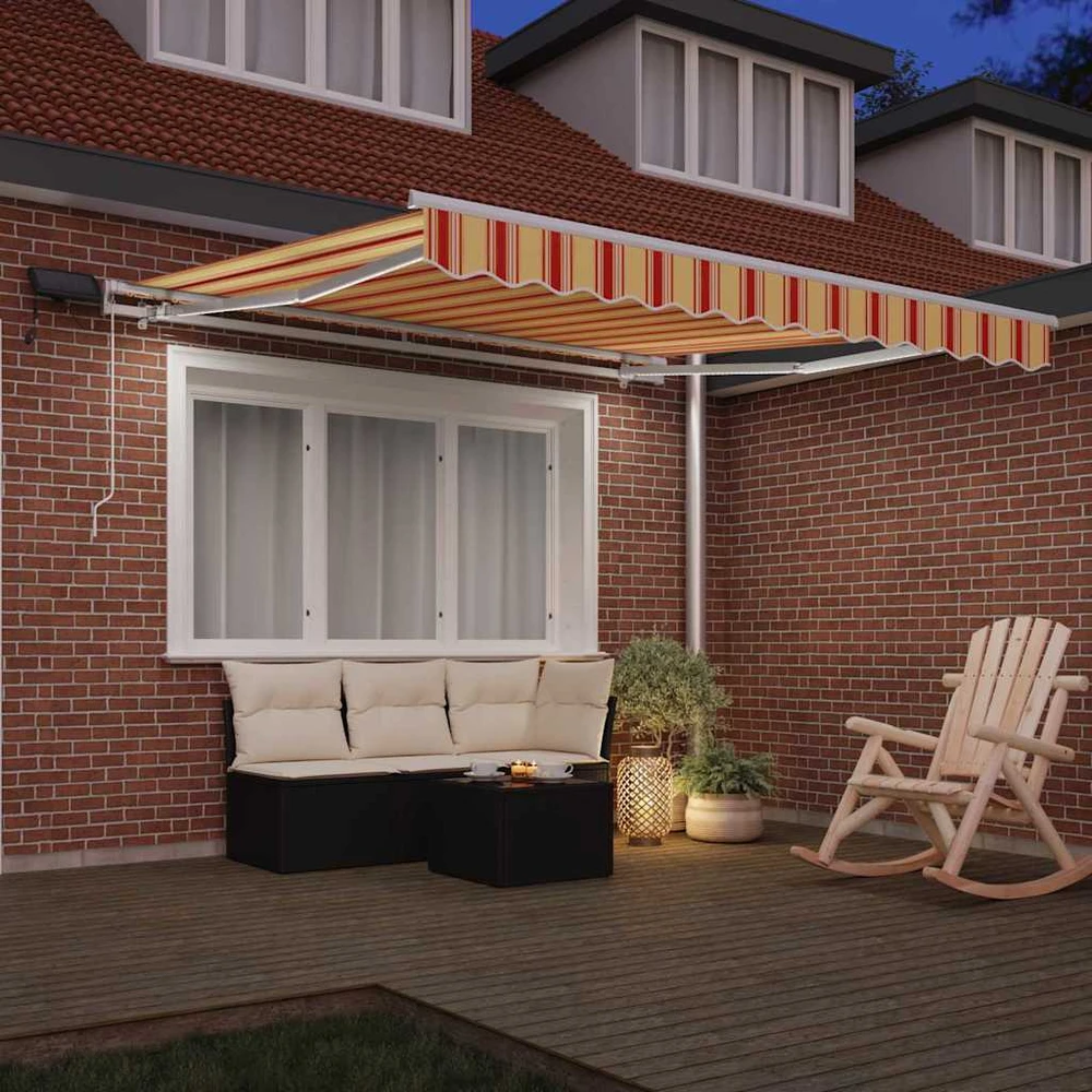 Ištraukiama markizė Geltona ir Oranžinė 350 x 250 cm