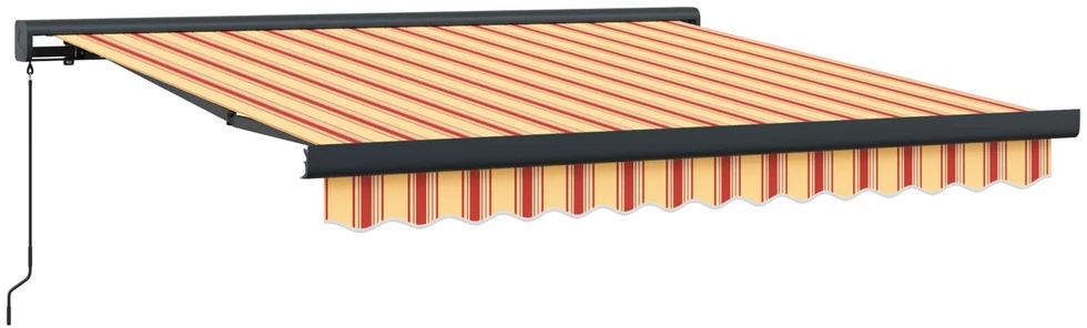 Ištraukiama markizė Geltona ir Oranžinė 350 x 250 cm