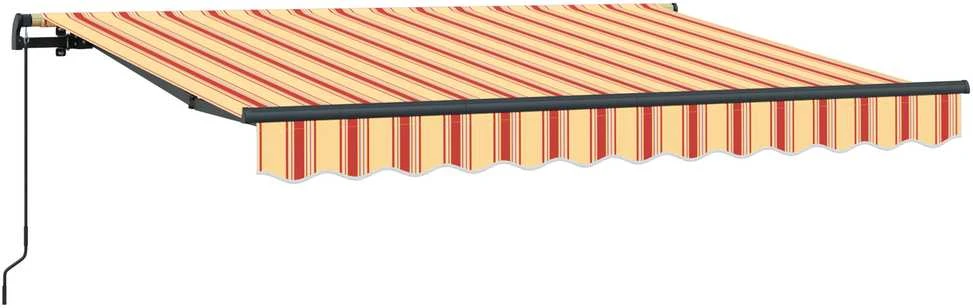 Ištraukiama markizė Geltona 350 x 200 cm audinys