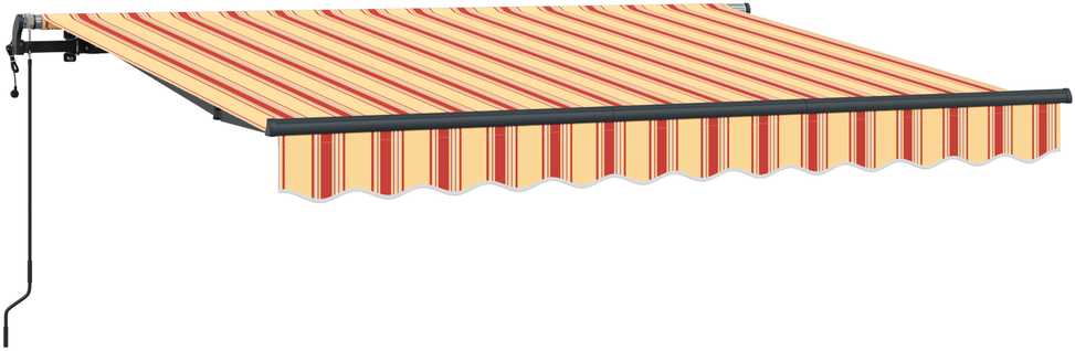 Ištraukiama markizė Geltona 350 x 200 cm audinys