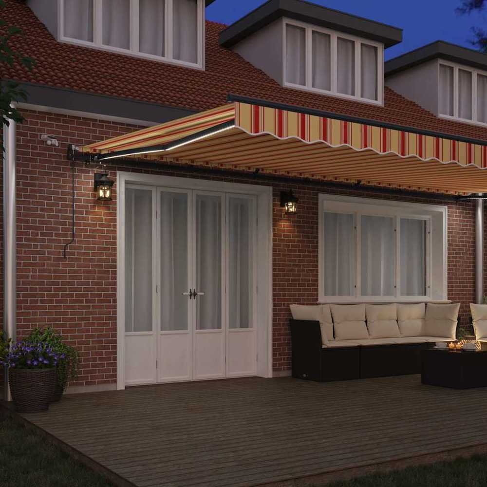 Ištraukiama markizė Geltona ir Oranžinė 600 × 300 cm