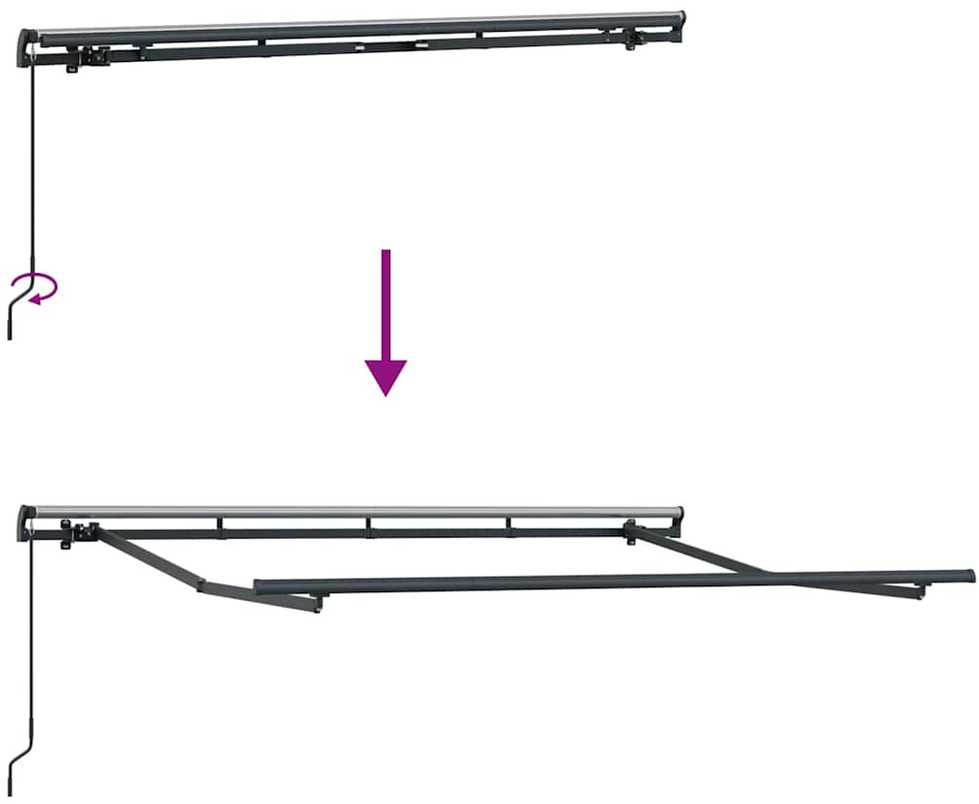 Ištraukiama markizė Geltona ir Oranžinė 250 x 200 cm audinys