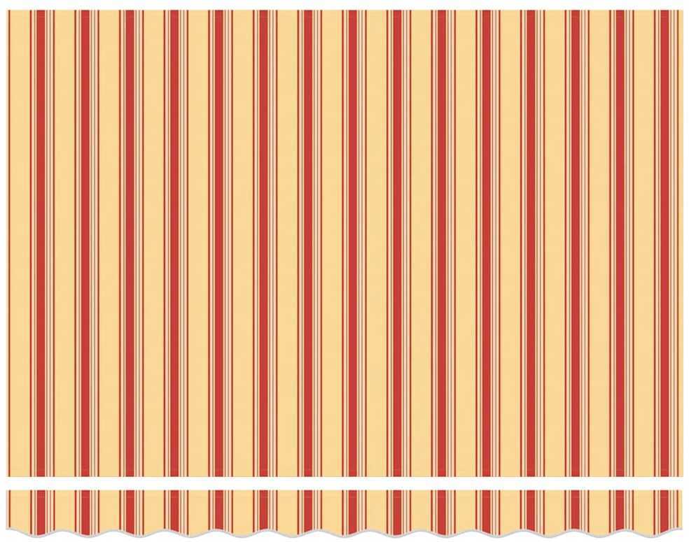 Ištraukiama markizė Geltona 350 x 200 cm audinys