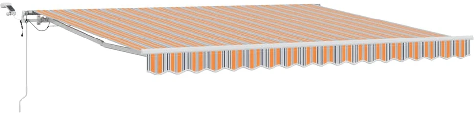 Ištraukiama markizė Įvairiaspalvis 400 × 300 cm Poliesteris