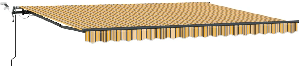 Ištraukiama markizė Įvairiaspalvis 450 × 300 cm Poliesteris
