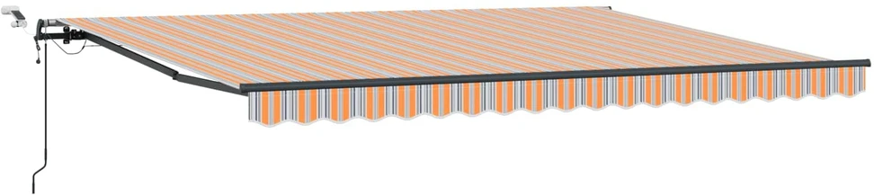 Ištraukiama markizė Įvairiaspalvis 450 × 350 cm Poliesteris