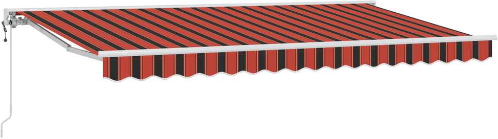 Markizės rėmas Oranžinis ir Juodas 350 x 200 cm