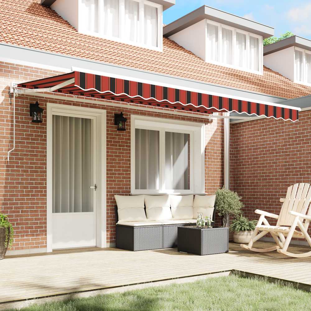 Markizės rėmas Oranžinis ir Juodas 350 x 200 cm