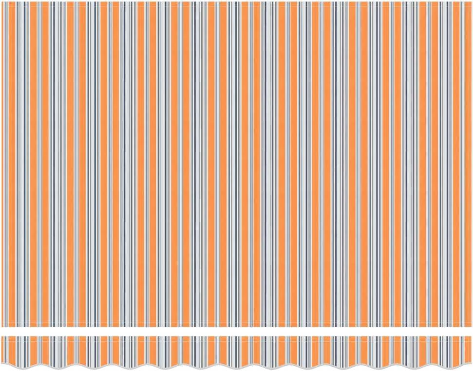 Markizės rėmas Mėlynas ir Oranžinis 350 x 250 cm