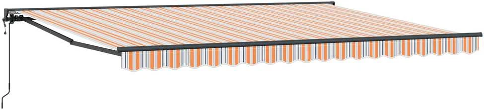 Markizės rėmas Mėlynas ir Oranžinis 450 × 300 cm