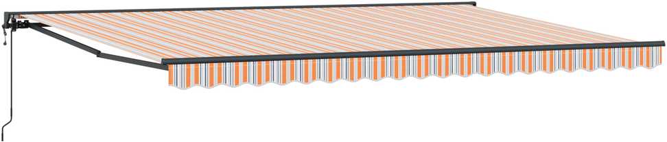 Markizės rėmas Mėlynas ir Oranžinis 500 × 300 cm