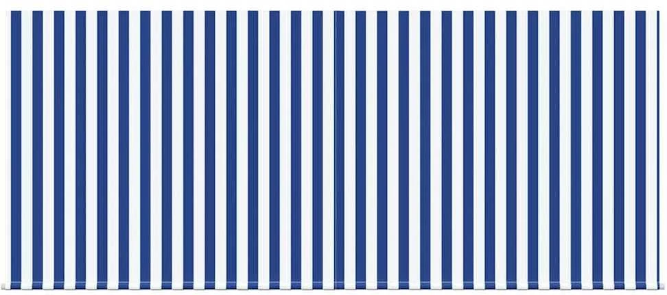 Ištraukiama markizė Mėlyna ir balta 350 x 250 cm