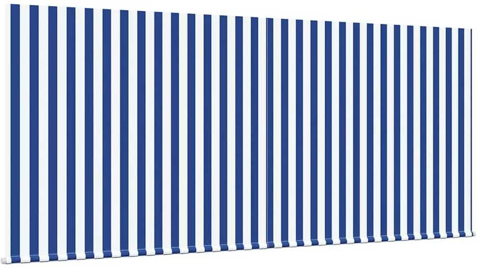 Ištraukiama markizė Mėlyna ir balta 350 x 250 cm