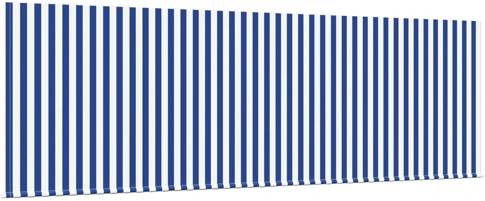 Ištraukiama markizė Mėlyna ir balta 350 x 200 cm