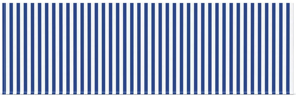 Ištraukiama markizė Mėlyna ir balta 350 x 200 cm