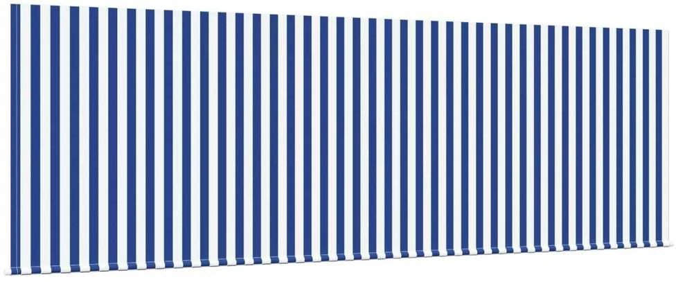 Ištraukiama markizė Mėlyna ir balta 350 x 200 cm
